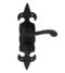 CARLISLE BRASS LF5506 FLEUR DE LYS LEVER ON BACKPLATE - BATHROOM 57MM C/C 178 X 55 - PAIR