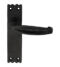 CARLISLE BRASS LF5508 SLIMLINE V LEVER ON BACKPLATE - LATCH 152MM X 38MM - PAIR