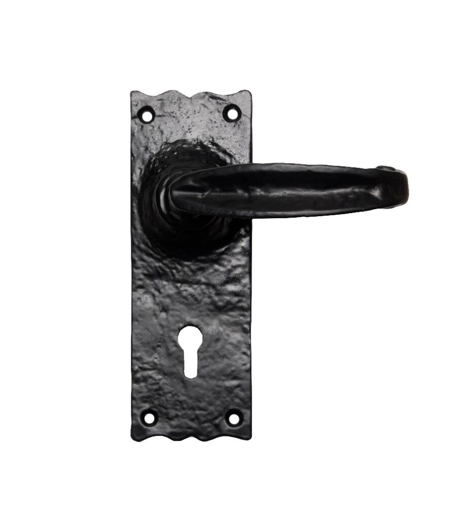CARLISLE BRASS LF5516 TRADITIONAL V LEVER ON BACKPLATE - LOCK 57MM C/C 152MM X 55MM - PAIR