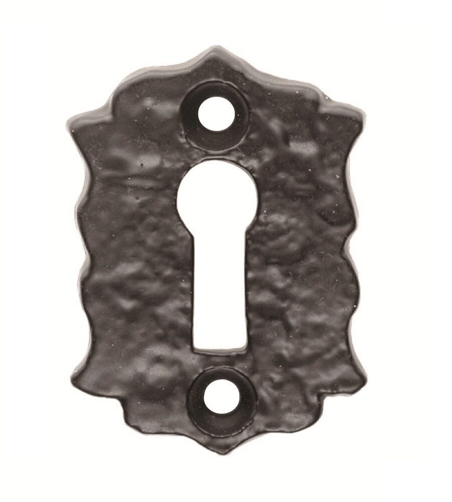 CARLISLE BRASS LF5531 ESCUTCHEON - LOCK PROFILE FLORAL FACE FIX 48MM X 32MM