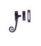 CARLISLE BRASS LF5542 CURLY TAIL CASEMENT FASTENER 124 X 80MM