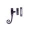 CARLISLE BRASS LF5542/BP CURLY TAIL CASEMENT FASTENER 60 X 23MM