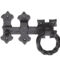 CARLISLE BRASS LF5547 6 RING HANDLE GATE LATCH 152MM
