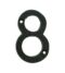 CARLISLE BRASS LF55498 NUMERAL FACE FIX (NO 8) 76MM