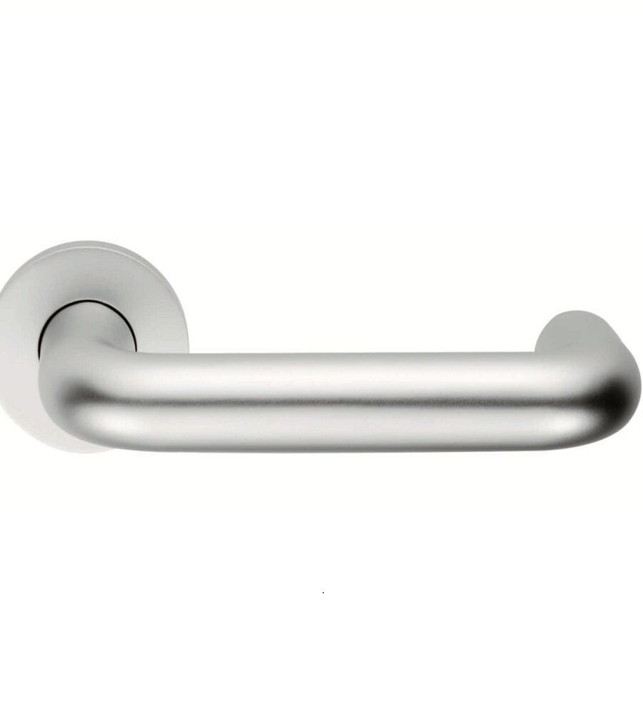 CARLISLE BRASS LRS9000SAA 22MM DIA. ROUND BAR SAFETY LEVER ON ROSE - PAIR