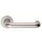 CARLISLE BRASS LRS9001SAA 19MM DIA. ROUND BAR SAFETY LEVER ON ROSE - PAIR