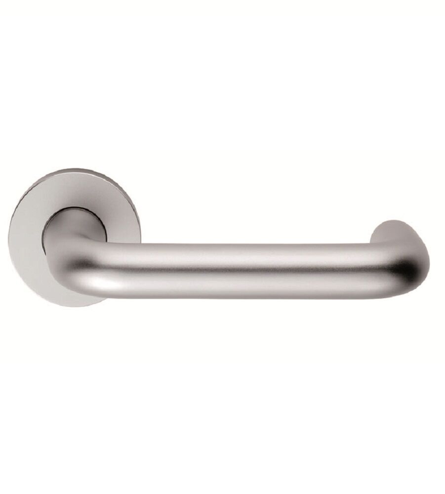 CARLISLE BRASS LRS9001SAA 19MM DIA. ROUND BAR SAFETY LEVER ON ROSE - PAIR