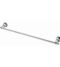 CARLISLE BRASS LV22CP DELEAU MEZZO 600MM SINGLE TOWEL RAIL 600 X 70MM