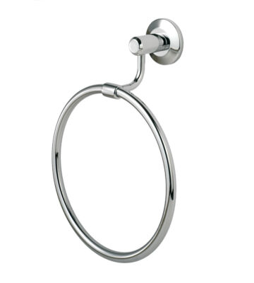 Carlisle Brass LW05CP Deleau Tempo Towel Ring 170 X 225 X 85mm