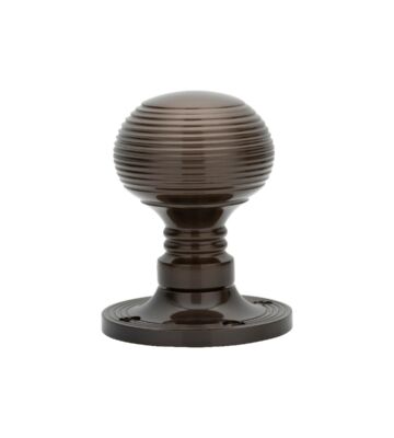 Carlisle Brass M1001DB Queen Anne Mortice Knob Bgos (Dark Bronze Matt) 57mm – Pair