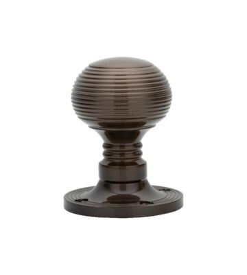 Carlisle Brass M1001DB Queen Anne Mortice Knob Bgos (Dark Bronze Matt) 57mm – Pair