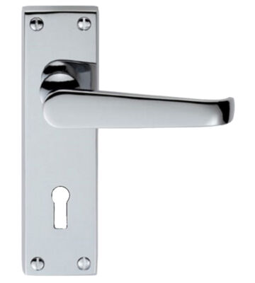 Carlisle Brass M30CP/BP Victorian Lever On Backplate – Lock 57mm C/C – Pair