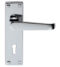 CARLISLE BRASS M30CP VICTORIAN LEVER ON BACKPLATE - LOCK 57MM C/C 150MM X 43MM - PAIR
