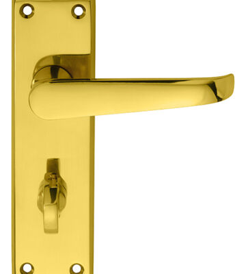 Carlisle Brass M30WC Victorian Lever On Backplate – Bathroom 57mm C/C 150mm X 43mm – Pair