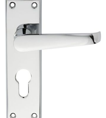 Carlisle Brass M30YCP/BP Victorian Lever On Backplate – Lock Euro Profile 47.5mm C/C – Pair