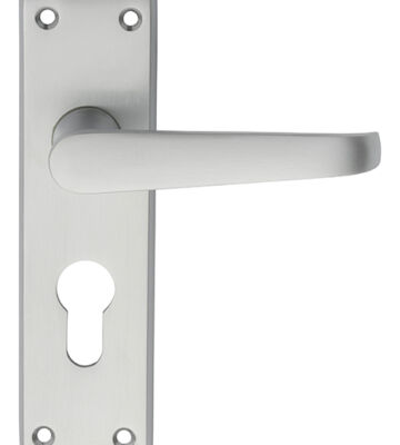 Carlisle Brass M30YSC Victorian Lever On Backplate – Lock Euro Profile 47.5mm C/C 152mm X 38mm – Pair