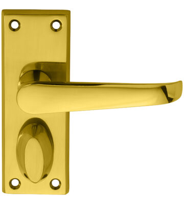 Carlisle Brass M31WC Victorian Lever On Backplate – Privacy 118mm X 43mm – Pair