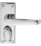 CARLISLE BRASS M31WCCP VICTORIAN LEVER ON BACKPLATE - PRIVACY 114MM X 38MM - PAIR