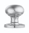 CARLISLE BRASS M35CCP VICTORIAN - MORTICE KNOB MUSHROOM (CONCEALED FIX) CRO (POLISHED CHROME) 61MM - PAIR
