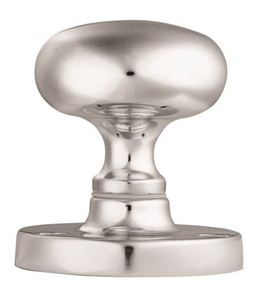 Carlisle Brass M35CP Victorian – Mortice Knob Mushroom Cro (Polished Chrome) 61mm – Pair