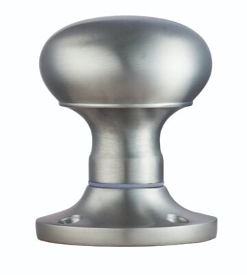 Carlisle Brass M35USSC Victorian – Mortice Knob Mushroom (Unsprung) Csa (Satin Chrome) 56mm – Pair