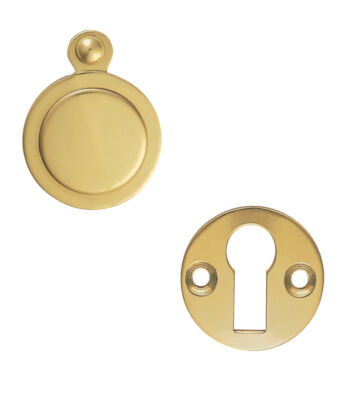 Carlisle Brass M4142/BP Victorian Escutcheon Pack – 1 X M41 & 1 X M42 (Open & Closed Escutcheon) – Pack