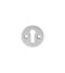 CARLISLE BRASS M41SC ESCUTCHEON - LOCK PROFILE VICTORIAN ROUND FACE FIX 32MM