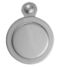 CARLISLE BRASS M42CP ESCUTCHEON - LOCK PROFILE VICTORIAN ROUND COVER FACE FIX 32MM