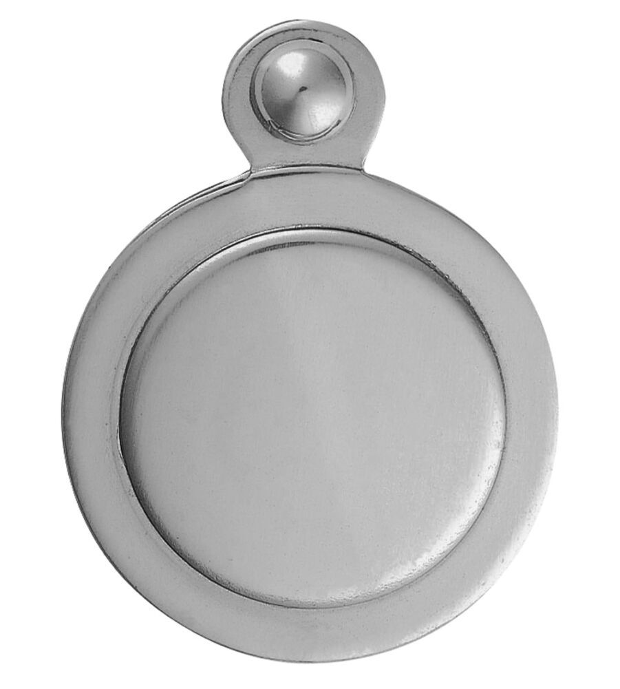 CARLISLE BRASS M42CP ESCUTCHEON - LOCK PROFILE VICTORIAN ROUND COVER FACE FIX 32MM