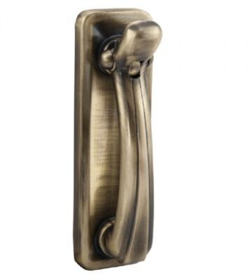 Carlisle Brass M46FB Door Knocker On Backplate. Florentine Bronze 135 X 40mm