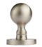 CARLISLE BRASS M48SN VICTORIAN - MORTICE KNOB BALL NIS (SATIN NICKEL) 61MM - PAIR