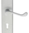 CARLISLE BRASS M68SC VICTORIAN SCROLL LEVER ON SHAPED BACKPLATE - LOCK 57MM C/C 205 X 49MM - PAIR