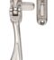 CARLISLE BRASS M73CP VICTORIAN - REVERSIBLE CASEMENT FASTENER WITH HOOK & MORTICE PLATE 57MM X 13MM