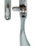 CARLISLE BRASS M73SN VICTORIAN - REVERSIBLE CASEMENT FASTENER WITH HOOK & MORTICE PLATE SATIN NICKEL 57MM X 13MM
