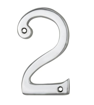 Carlisle Brass N2CP Numeral Face Fix (No.2) 76mm