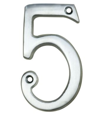 Carlisle Brass N5SC Numeral Face Fix (No.5) 76mm