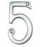 CARLISLE BRASS N5SC NUMERAL FACE FIX (NO.5) 76MM