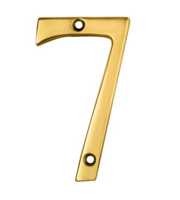 Carlisle Brass N7 Numeral Face Fix (No.7) 76mm