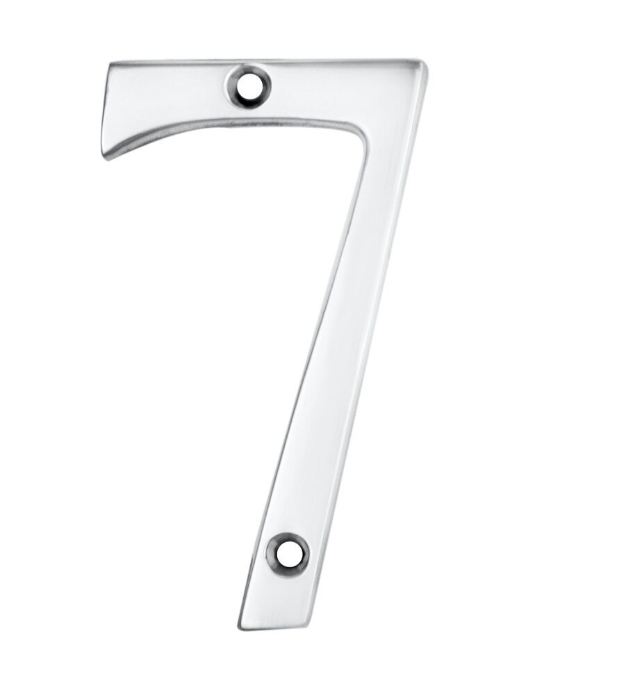 CARLISLE BRASS N7CP NUMERAL FACE FIX (NO.7) 76MM