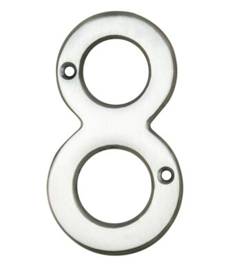 Carlisle Brass N8SC Numeral Face Fix (No.8) 76mm