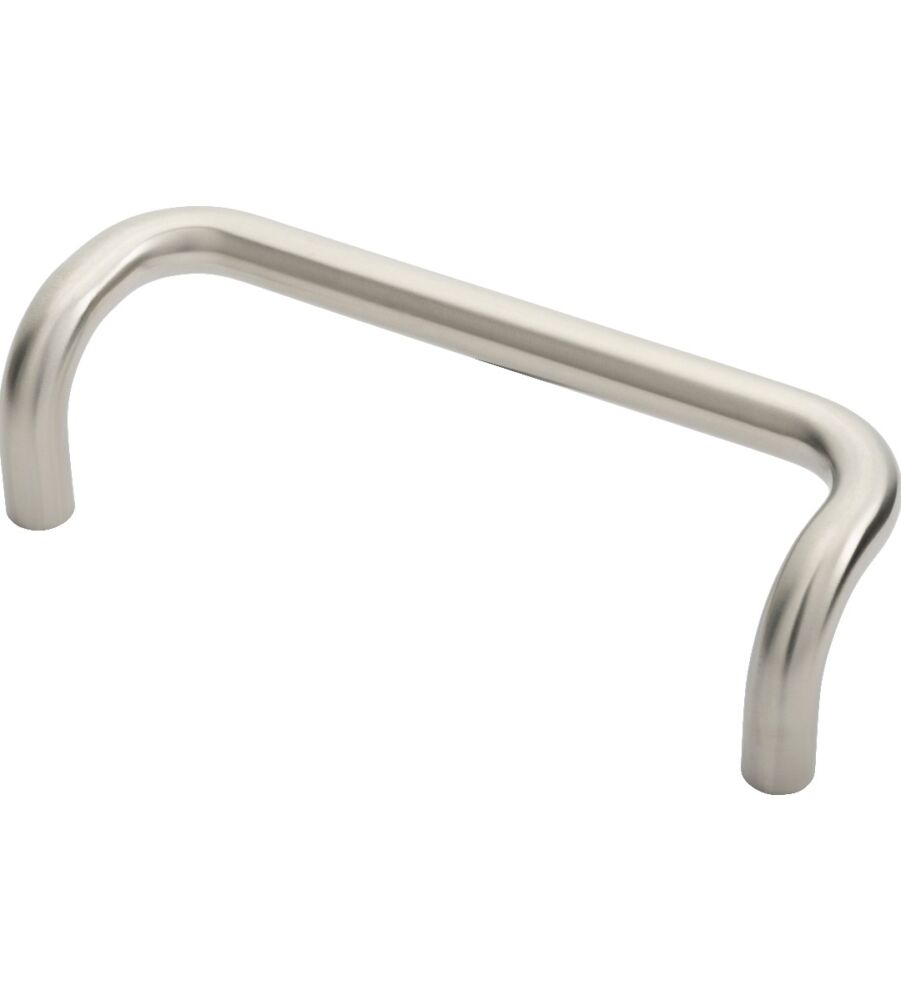 CARLISLE BRASS PAC1225SSS STEELWORX 19MM DIA. CRANKED PULL HANDLE G316 (225MM C/C)