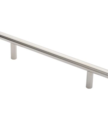 Carlisle Brass PAT1225BSS Steelworx 19mm Dia. Straight T Bar Pull Handle G316 (225mm C/C)