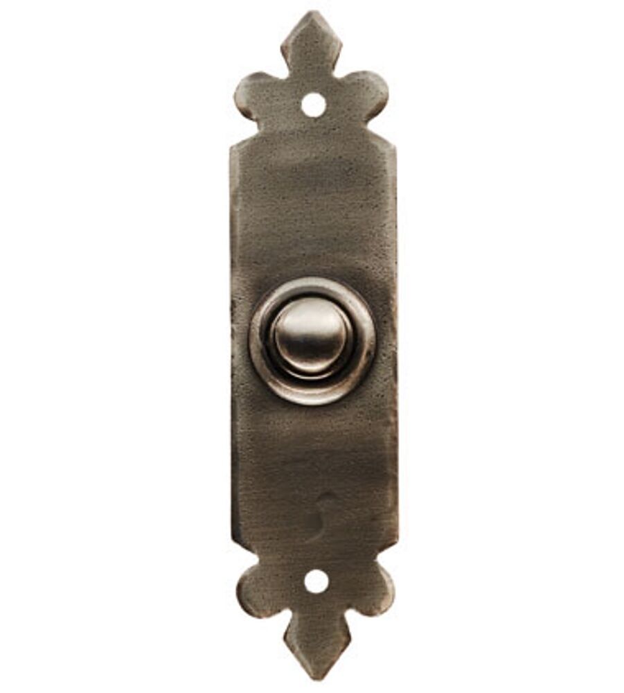 CARLISLE BRASS PE5634 TUDOR HAND FORGED BELL PUSH 105 X 30MM