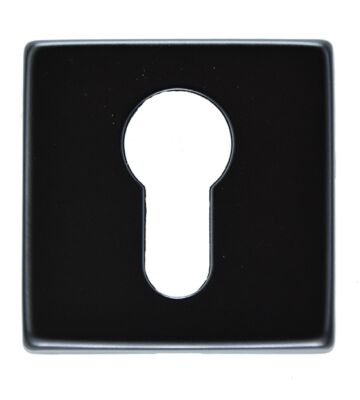 Carlisle Brass QE001BLK Escutcheon – Euro Profile On Concealed Fix Square Rose Artqe Nero (Matt Black)