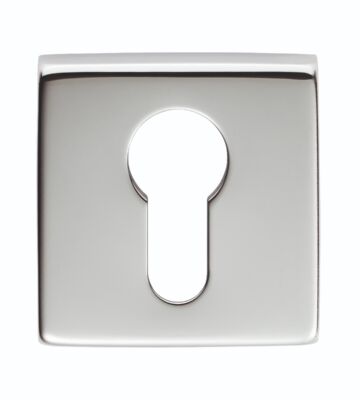 Carlisle Brass QE001CP Escutcheon – Euro Profile On Concealed Fix Square Rose Artqe Cro (Polished Chrome)