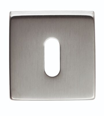 Carlisle Brass QE003SC Escutcheon – Lock Profile On Concealed Fix Square Rose Artqe Csa (Satin Chrome)