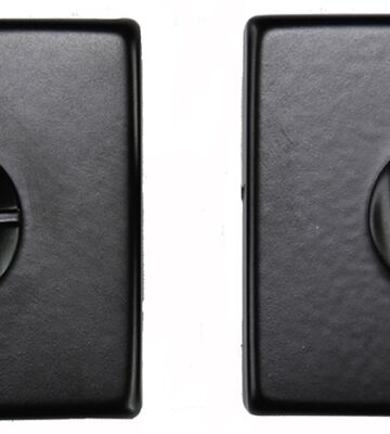 Carlisle Brass QT004BLK Turn & Release On Concealed Fix Square Rose (Art Lm 40/Qes) Matt Black 50 X 50 – Set