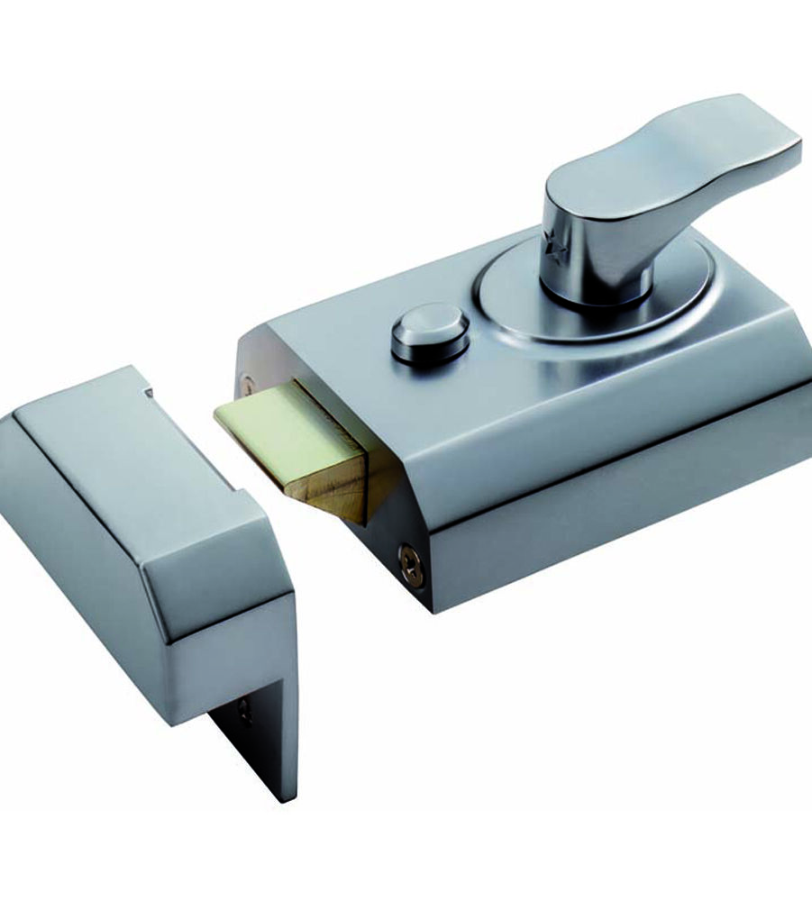 CARLISLE BRASS RCN8260SC RIM CYLINDER NIGHTLATCH 60MM LEVEL 2