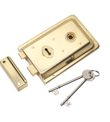 Carlisle Brass RSE8064PB D/H Rim Lock 6 X 4