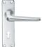 CARLISLE BRASS SAA21 ALUMINIUM LEVER ON BACKPLATE - LOCK 57MM C/C 152MM X 41MM - PAIR